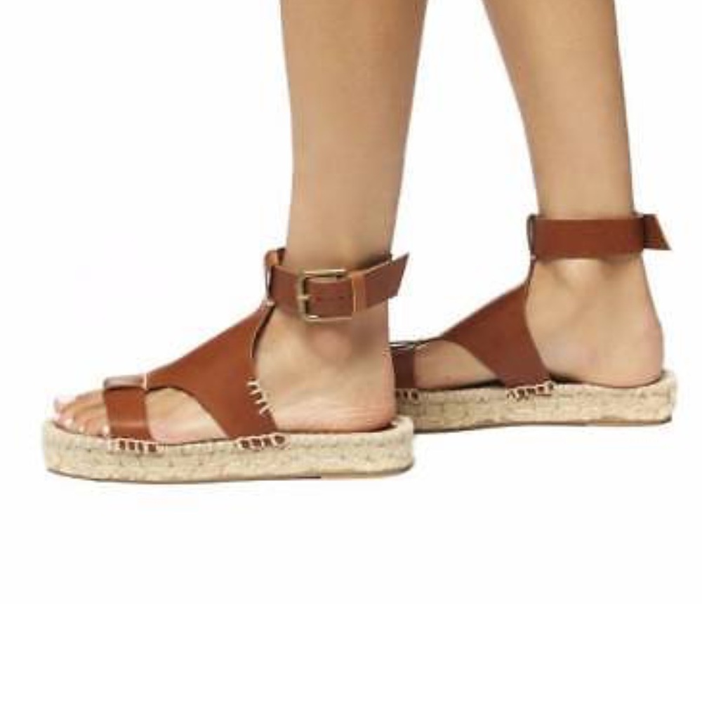 Soludos Espadrilles Leather Sandals